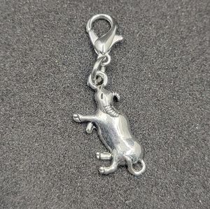 Clip On Bull charms cow planner zipper pull bracelet journal country farm